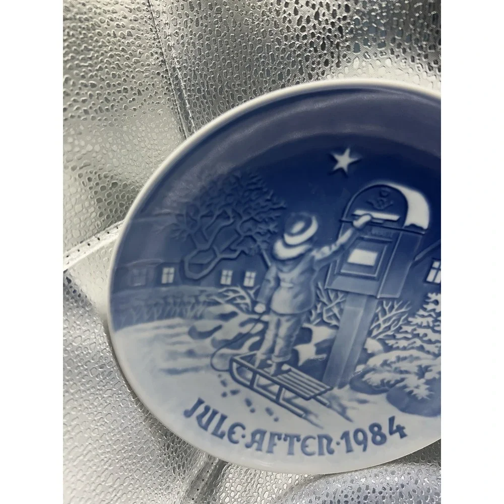 ROYAL COPENHAGEN BING&GRONDAHL PIATTO DI‎ NATALE 1984 ORIGINALE PORCELLANA PRIMA